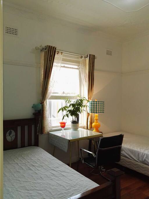 the room have 2 single bed now but if you want to have queen size bed i can change for you but book at least 2 weeks