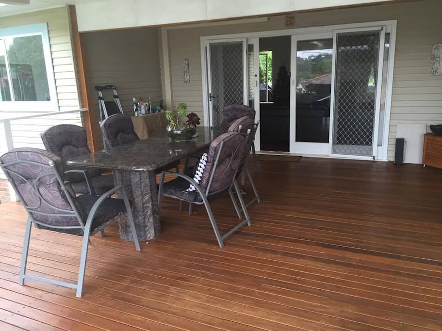 Front deck