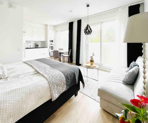 Successful Airbnb property: Cozy studio, close to Helsinki and shopping center in Suur Leppävaara