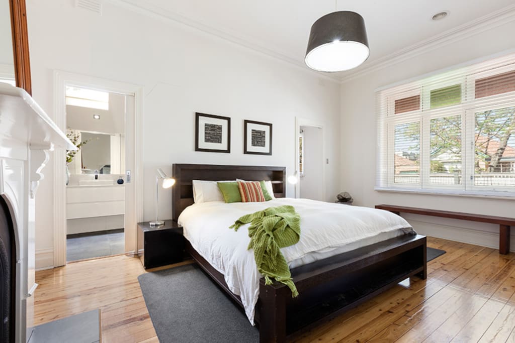 Master bedroom with walk in robe and ensuite