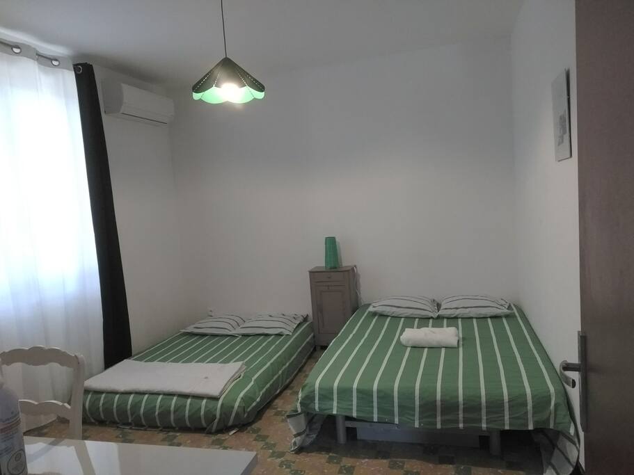 Configuration pour 2 adultes et 2 enfants