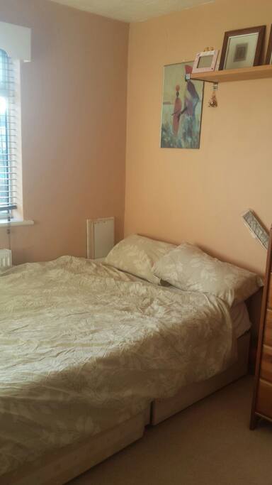 large comfortable bed