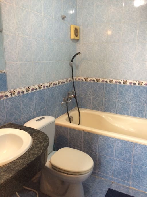 Your private bathroom.