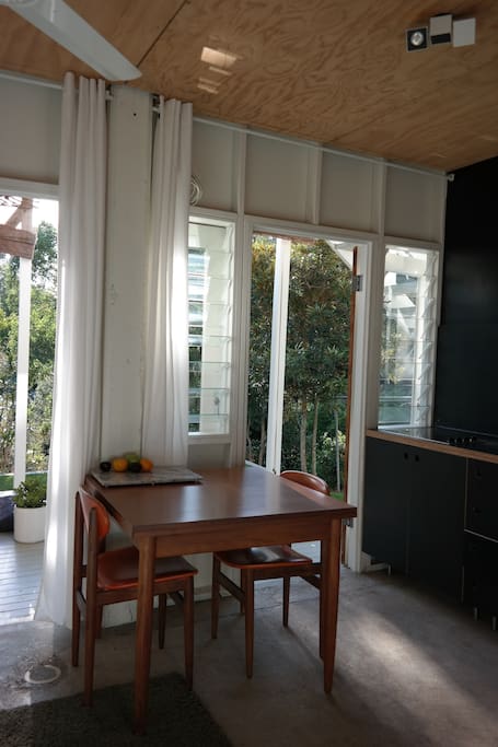 Dining and casual workspace