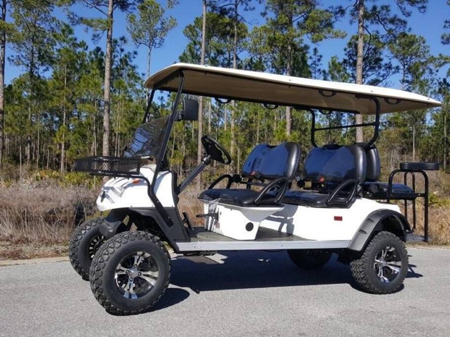 Free golf cart included with rental!