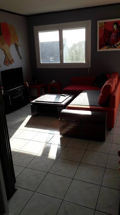 canapé convertible en king-size, minibar, DVD dispo