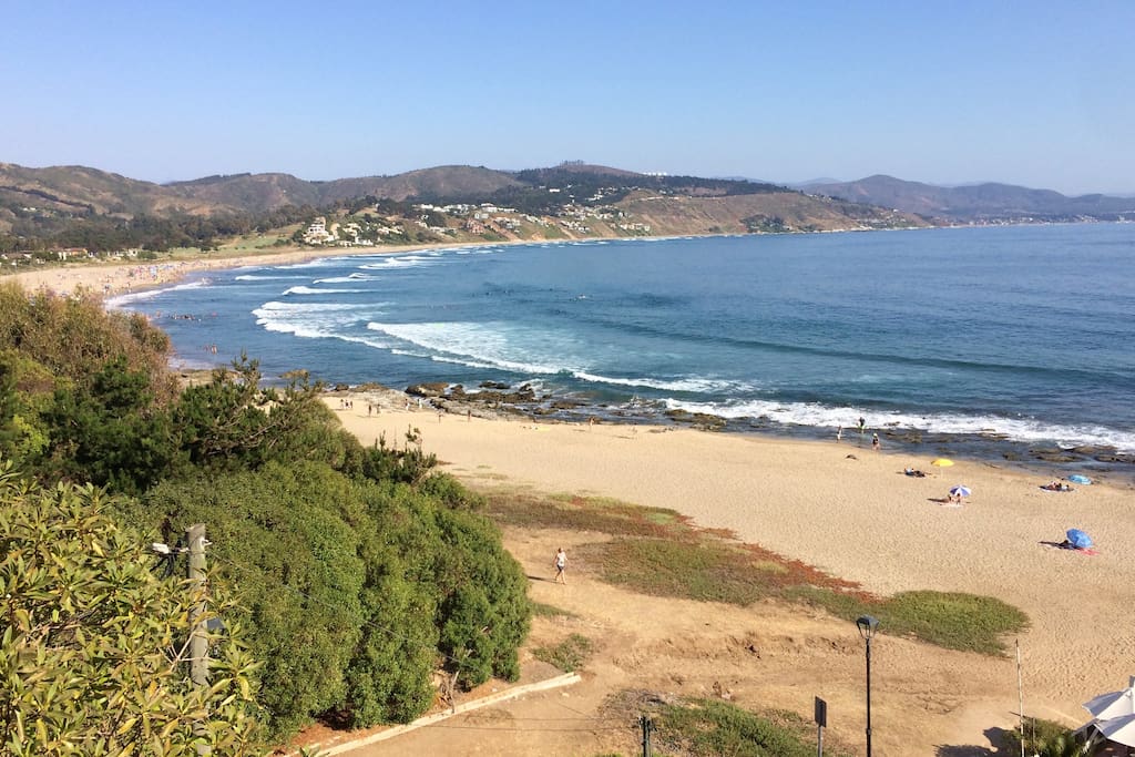 The long beach 'La Playa Larga' is great for surfing.