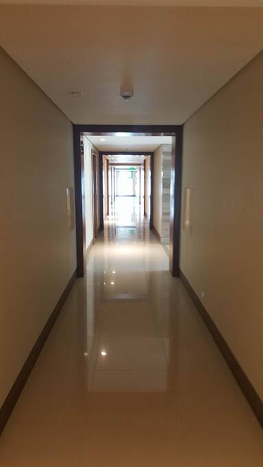 The hallway of the condominium