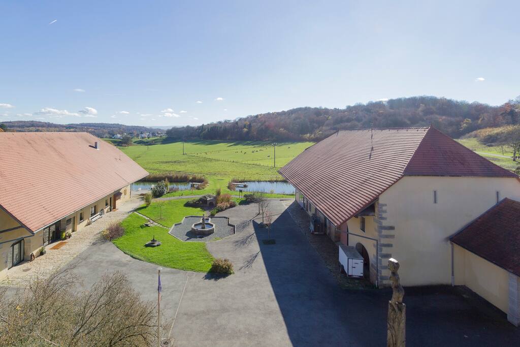 Vue depuis 2 chambres