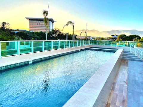 100% Air-conditioned apartment 50 meters from Sobral Shopping