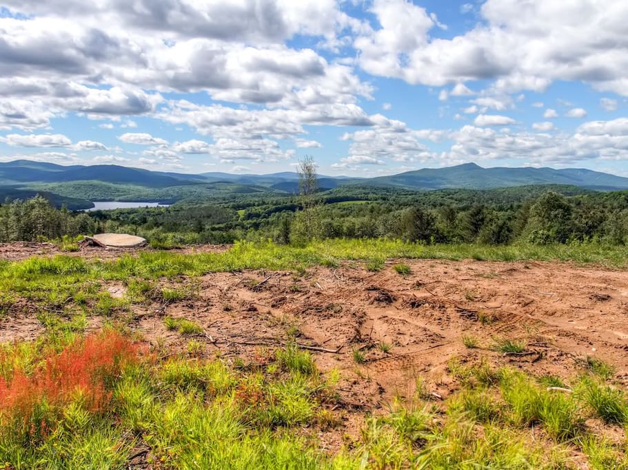 The top of the property, 2300 ft. above sea level. A must see.Enter 1/4 mile up the road on the right by the timber landing.