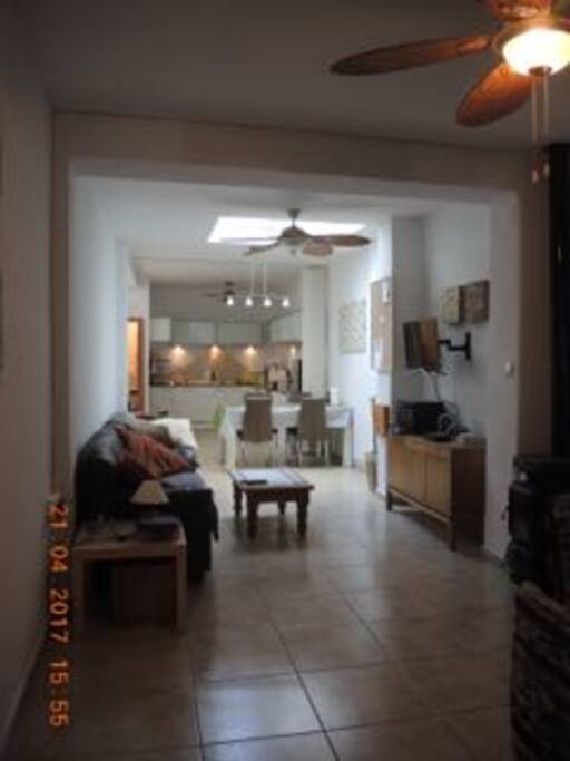 TV, Dining and kitchen