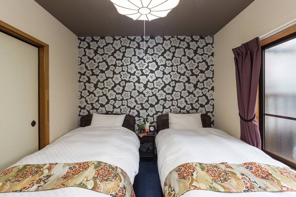 The western style bed room.