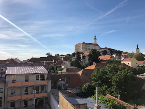 Top performing Airbnb: Vyhlídka Apartment - overlooking the castle in Mikulov in Mikulov