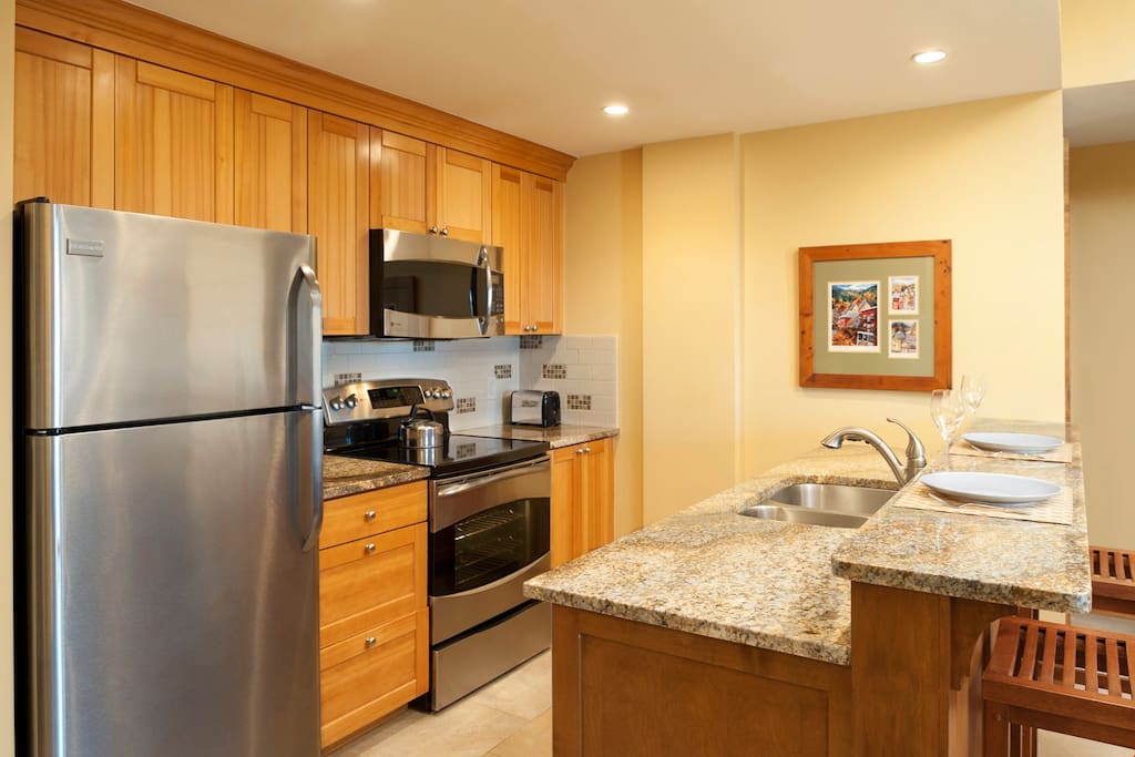 Prepare meals in the comfort of your very own fully-equipped kitchen.
