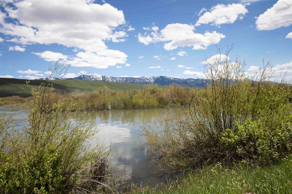 World class fishing on the Salt River which runs through the property in the valley below the cabin.