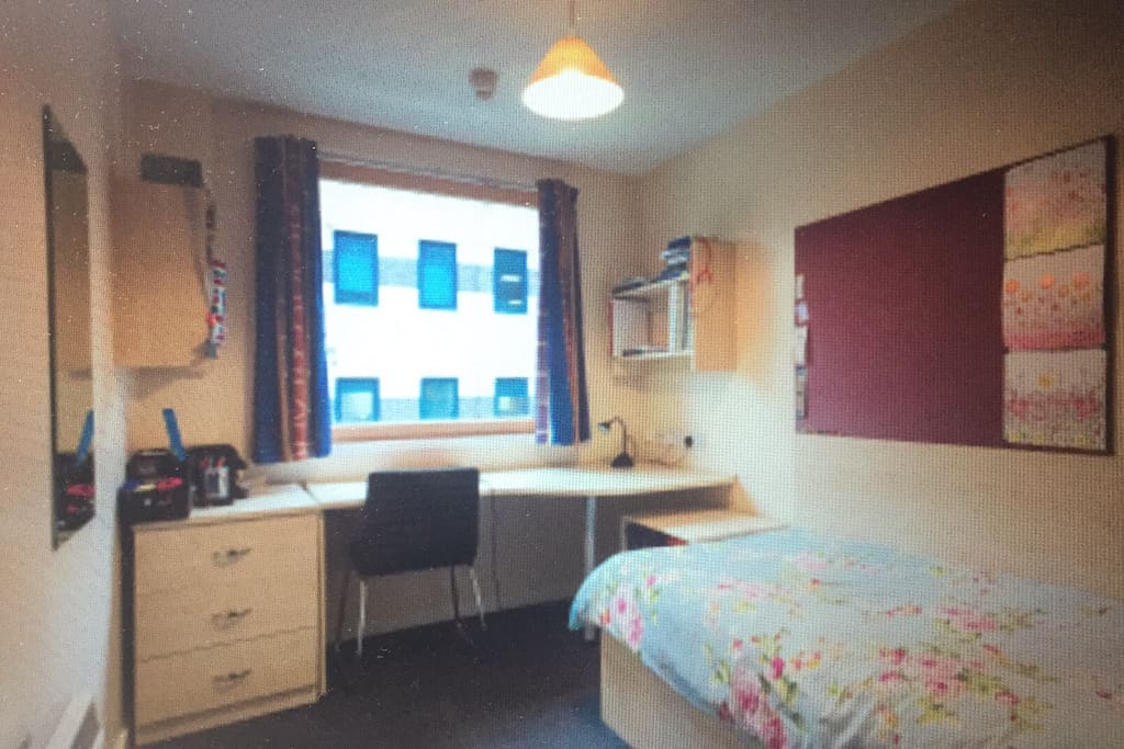 Bright room with a large window
