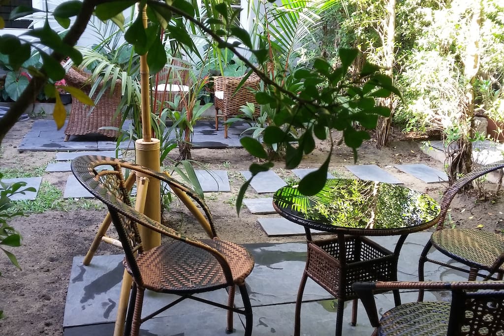Garden area
