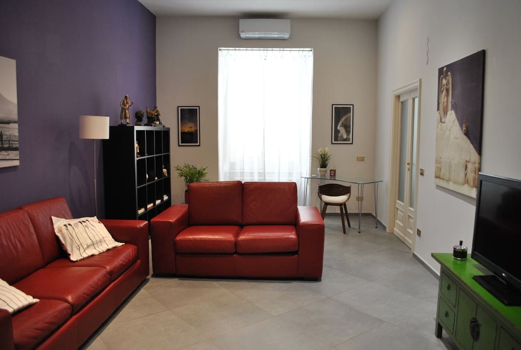 Living con divano letto