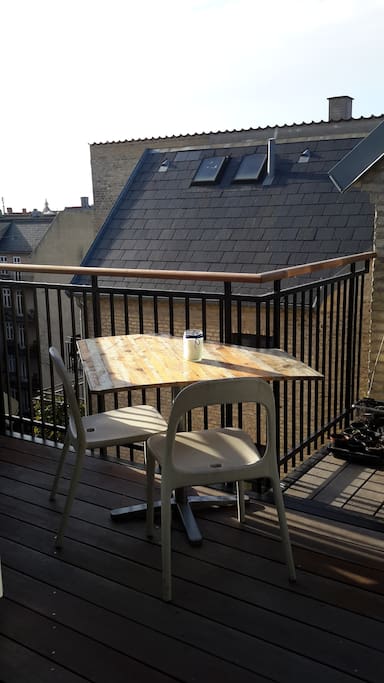 Big sunny balcony