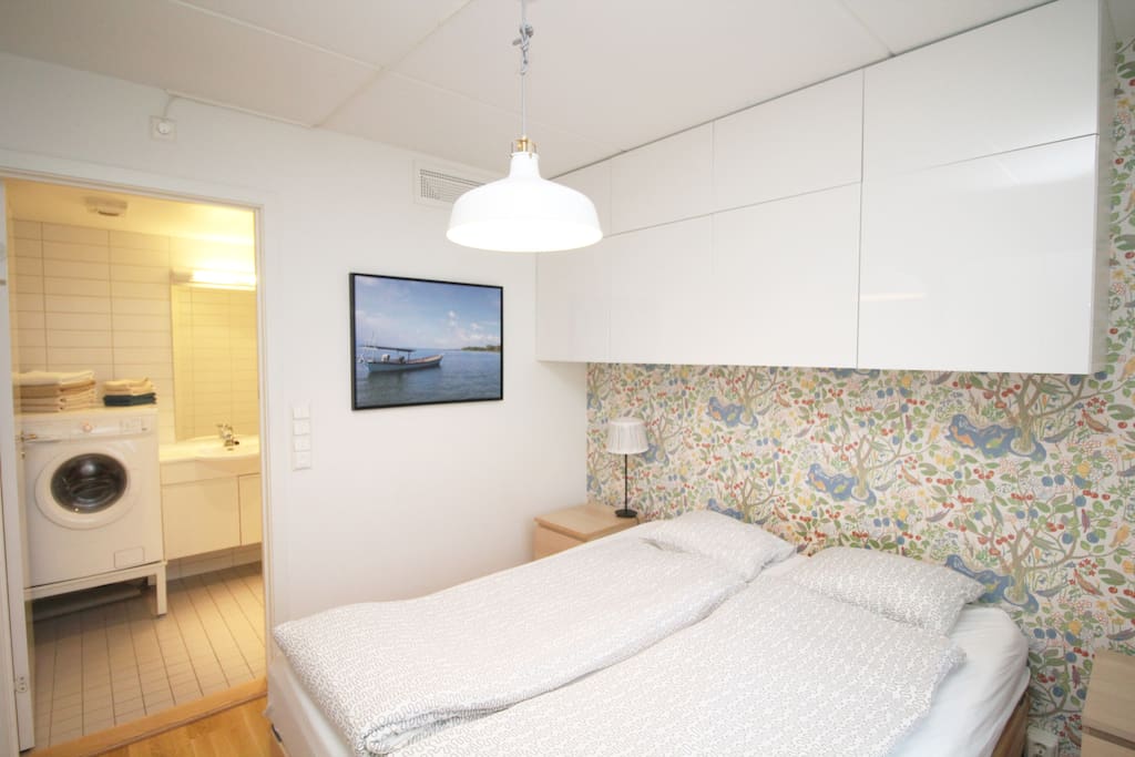 Bedroom 1 with On Suite bathroom and washing machine