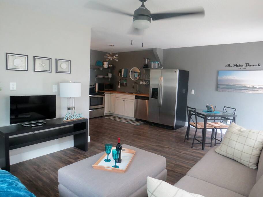 Open Living Kitchen & Dining