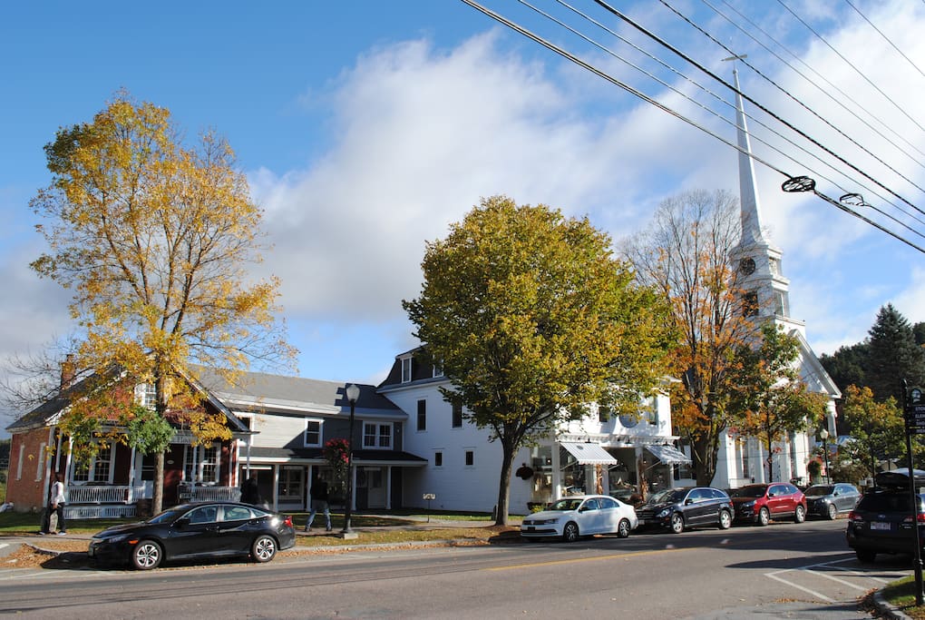 109 Main Street is located next to Stowe's historic (and most photographed in New England!) Church.