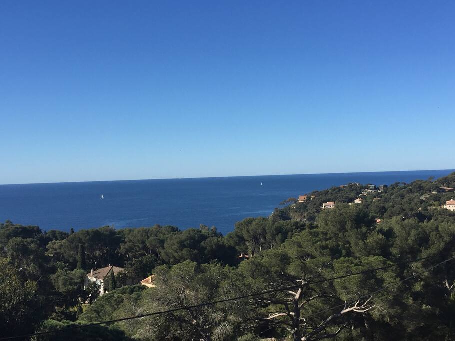 Vue sur mer à Giens - Avril 2016