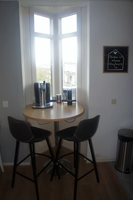 bar coffee with beer tap