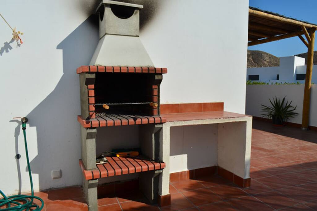 Barbacoa privada de obra