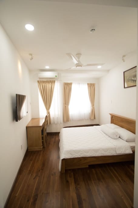1st bedroom with bathroom inside