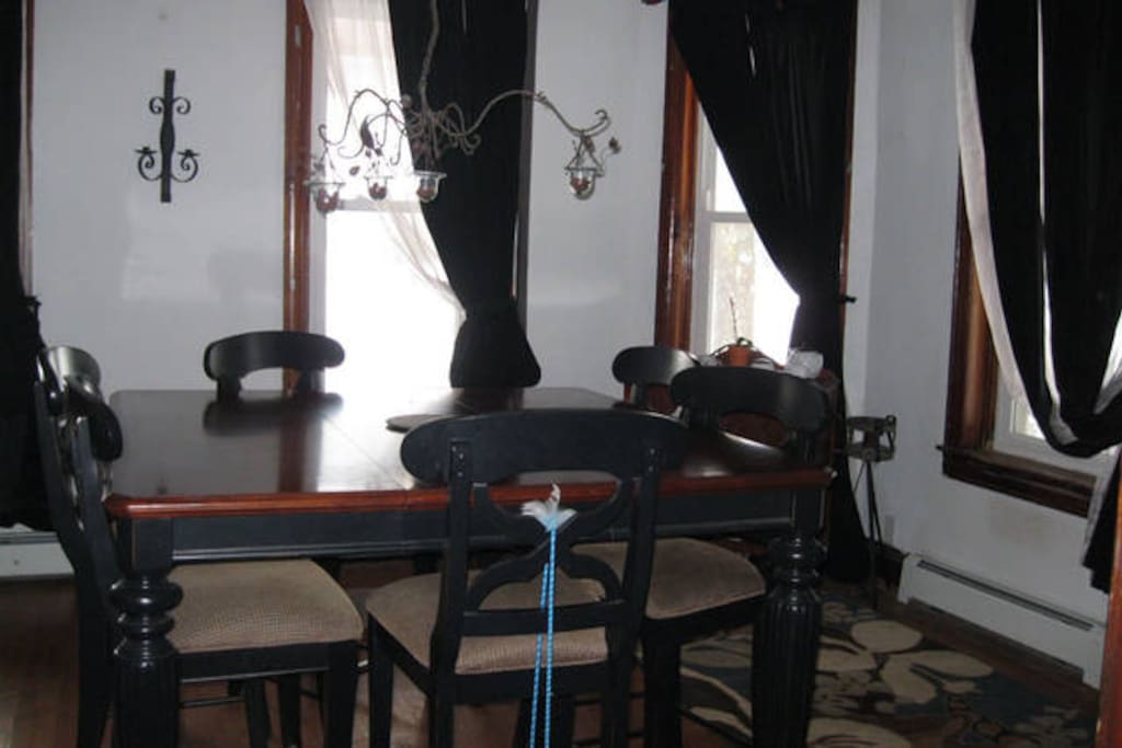 Family and guest dining area