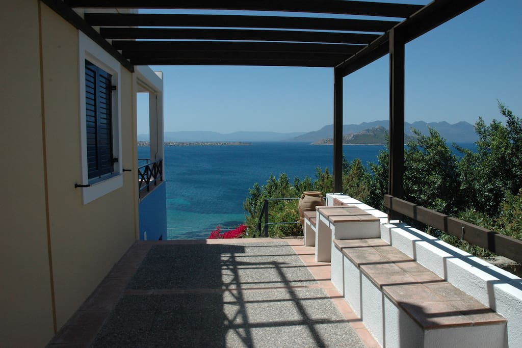 Outside sitting area.