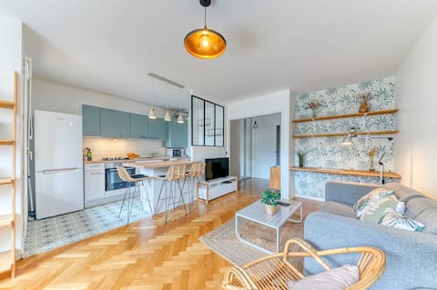 zen Parc tête d 'Or parking balcony