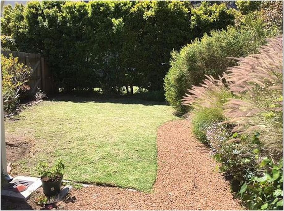 private back garden