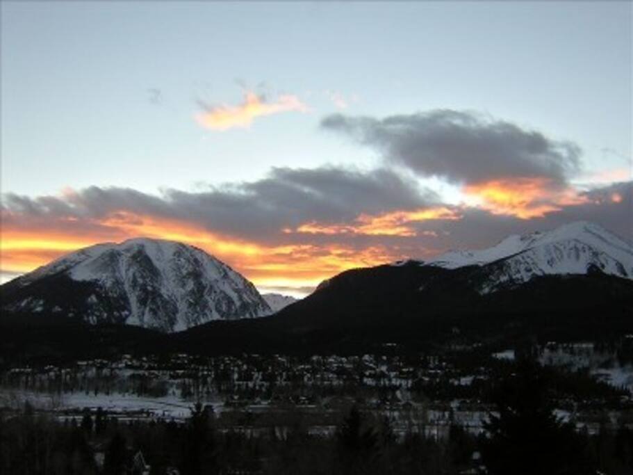 Buffalo Mountain and the Gore Range