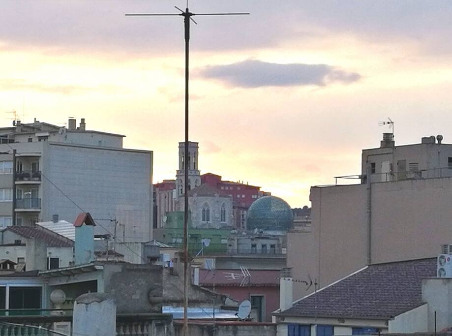 Vistas desde la terraza comunitaria del edificio.