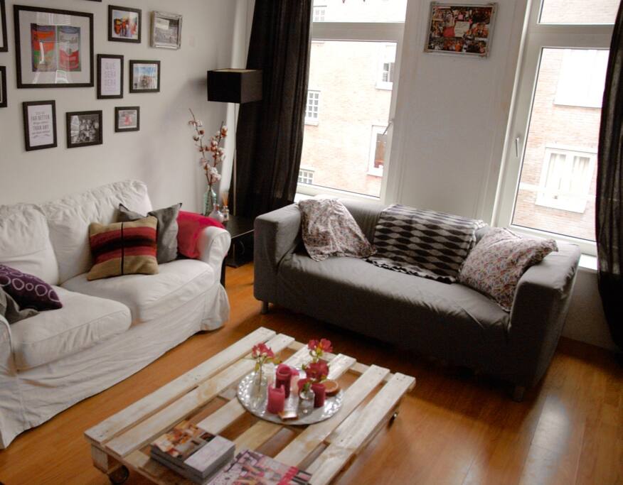 Very bright room.