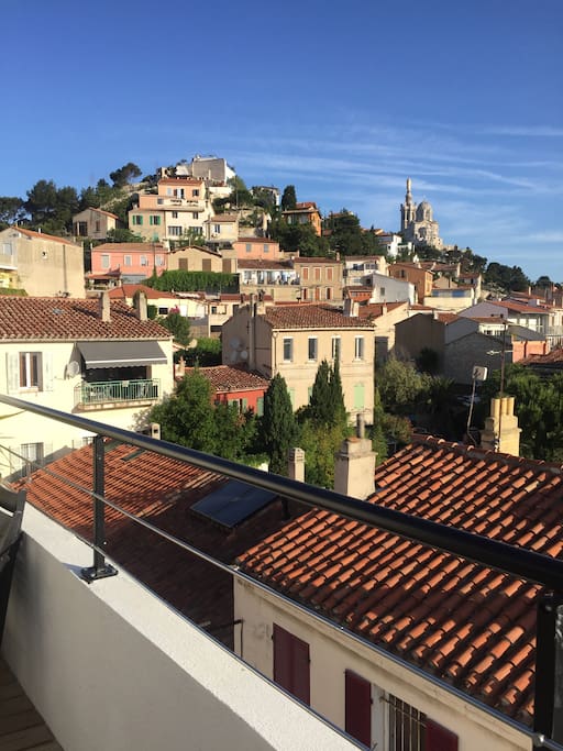 La vue de la maison