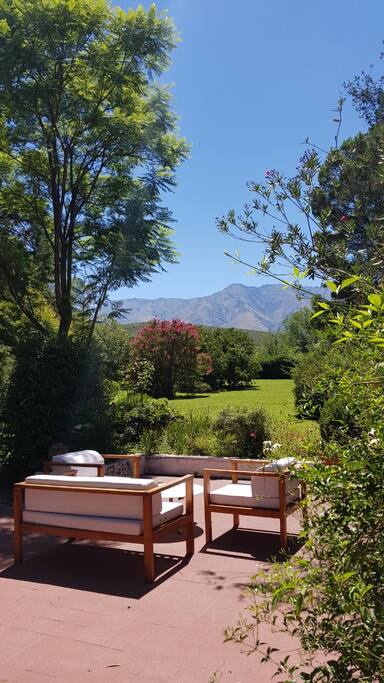 Vista de la terraza de adelante