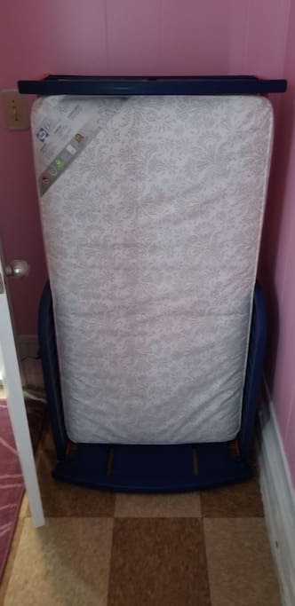 Toddler bed available if needed