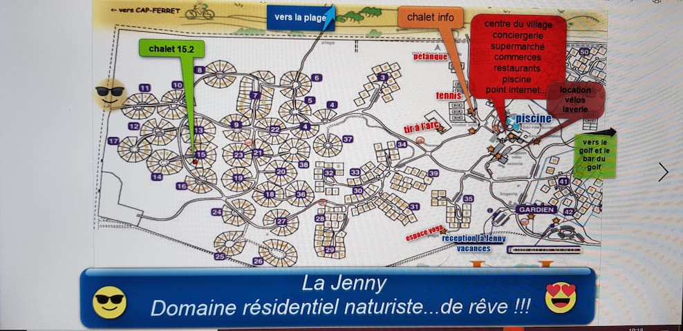 Entire home with Studio bedrooms in Castelnau De Medoc - Studio Pascaux 15.2B village naturiste 4* La Jenny