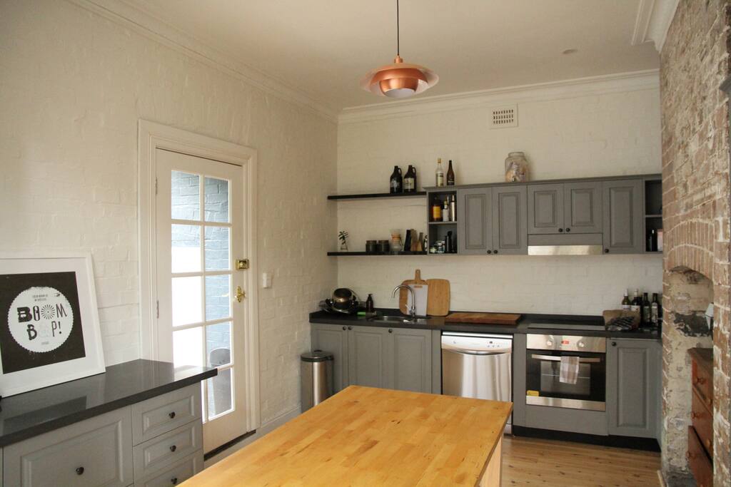 Open plan kitchen