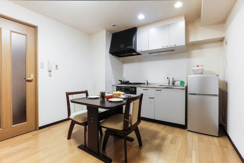 Dining and kitchen
