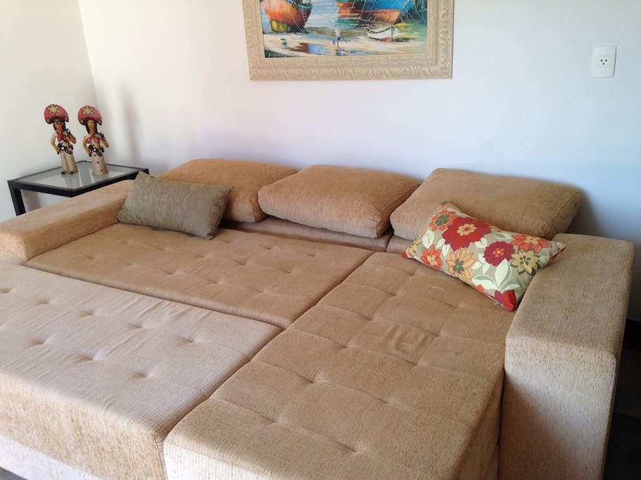 Sofá cama casal 3 lugares