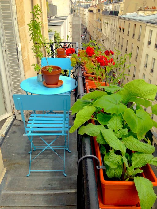 Balcony, ideal for a romantic breakfast, meal or to chill out