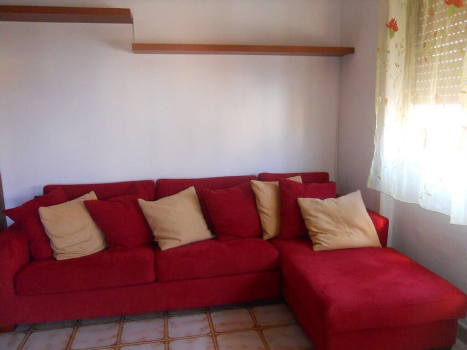 Living room con divano letto