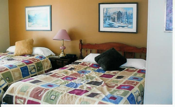 Dhoma e 2-të e gjumit; krevat dopio dhe ajër i kondicionuar tepër i gjatë