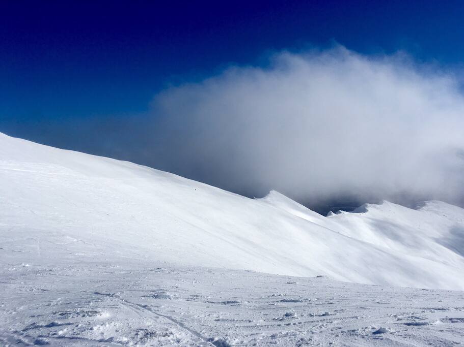 Remarkables skifield Homeward Bound run