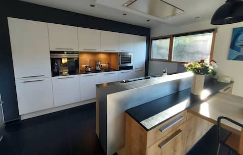 Villa between lakes and mountains with pool